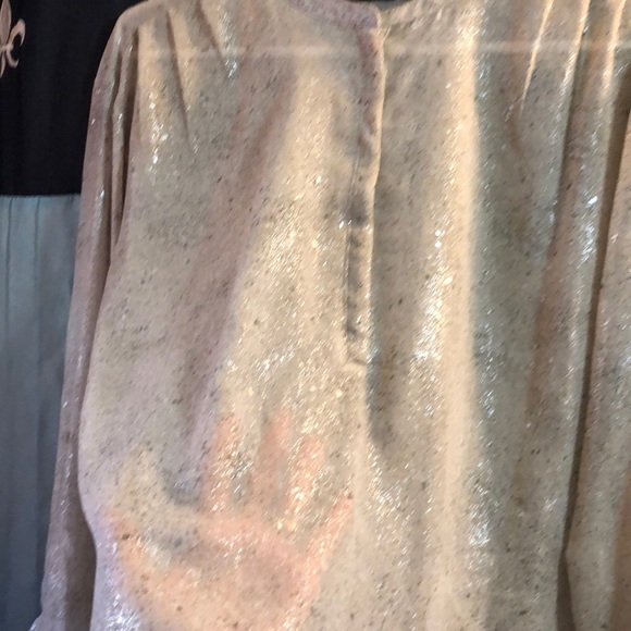 Ana Sheer Sparkly beige women’s blouse. Worn once - Picture 2 of 8